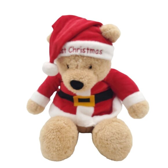Gund 15" My 1st Christmas Teddy Bear Santa Plush Christmas Stuffed‎ Animal - Picture 1 of 8